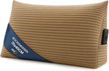 Oreiller en plumes, coussin de dossier, coussin en velours, largeur 70 cm – coussin de lecture pour lit, canapé et canapé, grand coussin de canapé, coussin mural, coussin de canapé, coussin de lecture, coussin de soutien du dos, gris clair