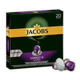 Jacobs Capsules de café Guten Morgen XL Intense - Pack de 10 (10 x 20 tasses) & Capsules de café Lungo Intenso, Intensité 8 sur 12, 200 capsules compatibles Nespresso®*, 10 x 20 tasses