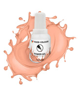 Colorant alimentaire en gel, beige, couleur champagne, 20 g. Colorant alimentaire pour une large gamme d'applications pour la décoration de gâteaux, tartelettes, crème, génoise, glaçage royal, macarons.