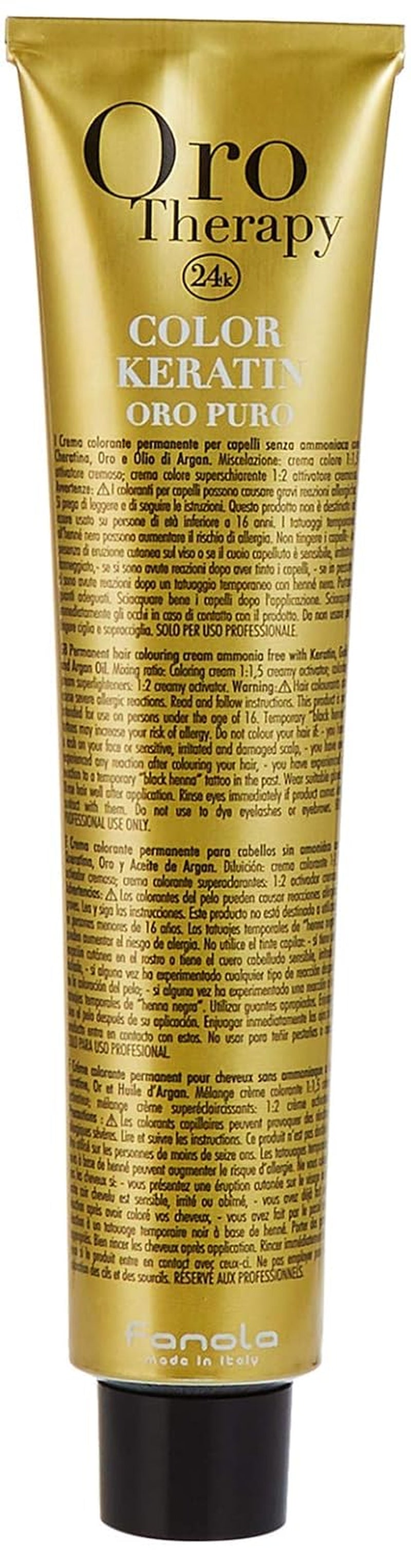 Fanola Oro Therapy Color Keratin 5.0 100ml Teinture capillaire Naty Shop 11 Super Blond Platine