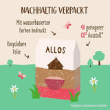 Allos Bouillie de figues et framboises non sucrée, Coffret 6 x 500 grammes Céréales Naty Shop