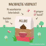 Porridge Allos non sucré aux figues et framboises | Porridge sans sucre | Muesli biologique | Muesli aux fruits | Gruau | Bouillie pour le petit déjeuner | Céréales pour le petit déjeuner | Végétalien | Paquet de 6 (6x500g)
