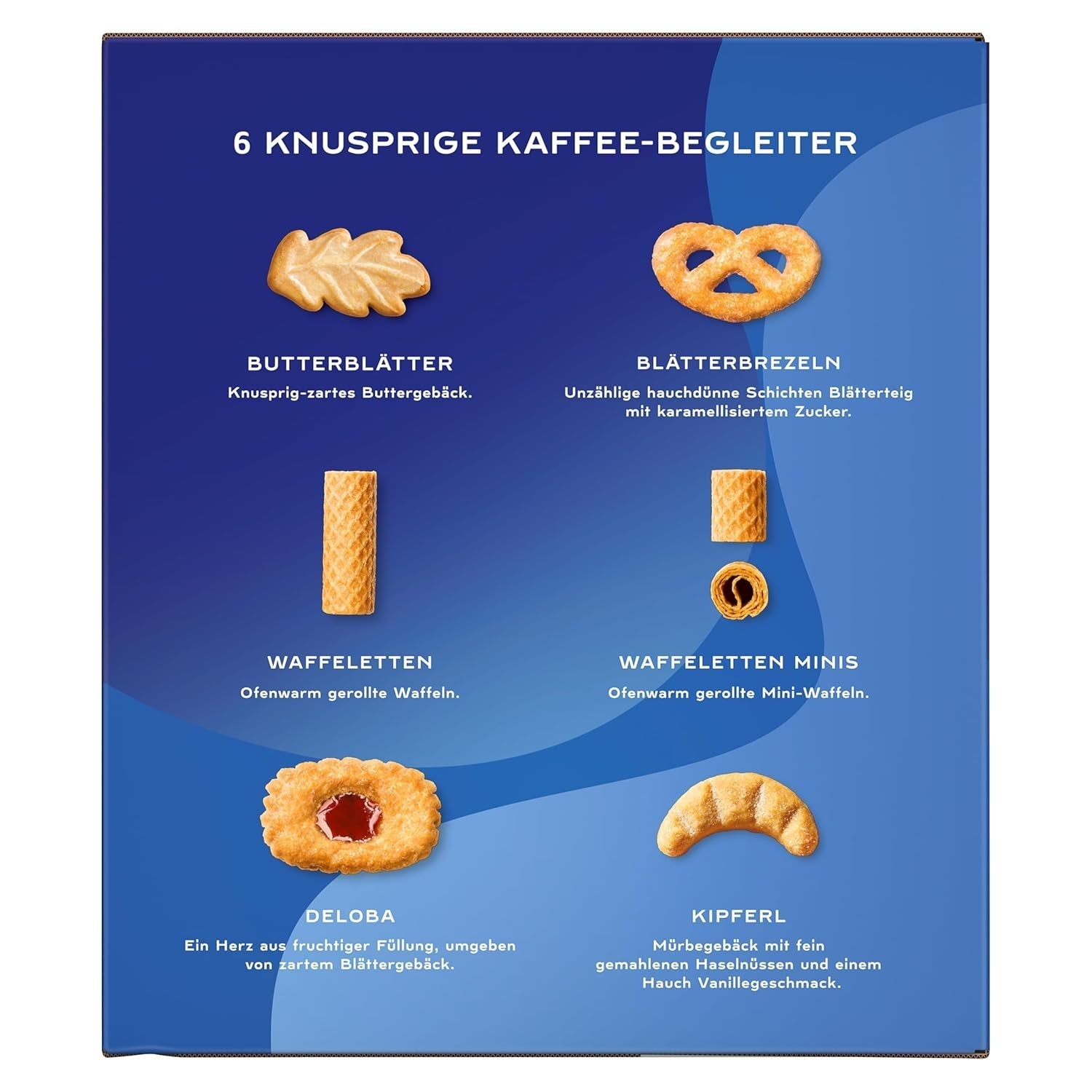 Bahlsen Caroline Collection - 1 Pack - Mélange de Biscuits et Gaufrettes (10 x 161g/ 1610g)