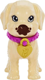 Adoption Barbie Puppy - Poupée et 2 chiots, avec certificats d'adoption, effet changement de couleur, cage et accessoires, pour enfants à partir de 3 ans, HKD 86