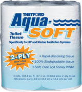 03300 Papier toilette Aqua-Soft, 2 couches, 4 rouleaux