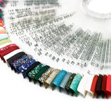 40 bâtons pour capsules de vernis à ongles artificiels, éventail pratique, Nail Art (40, Transparent)