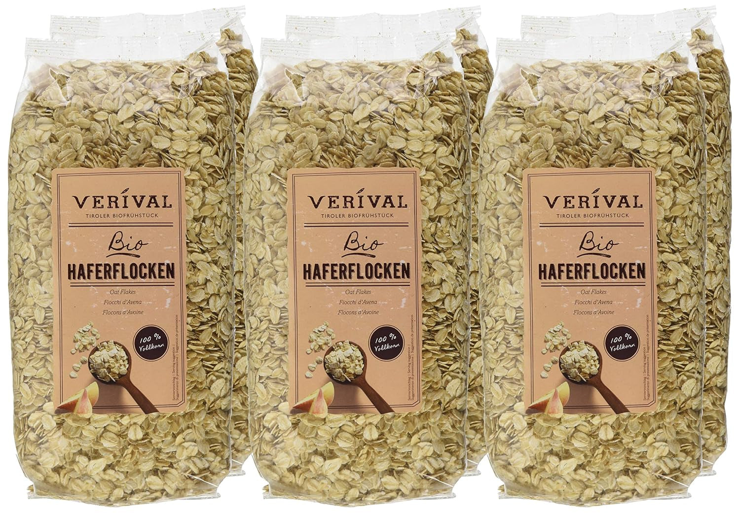 Gruau biologique Verival, paquet de 6 (6 x 500 g)