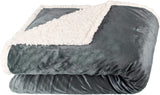 Aqua-Textil Couverture câline moelleuse 150 X 200 Cm Gris Blanc Mélange Peluche TV Couverture Couvre-lit Sherpa Polaire Oeko-Tex Ottawa Lits et Couvertures Besuche den aqua-textil-Store Gris Blanc Nicki Couverture Confortable 150 X 200 Cm