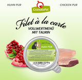 GranataPet Filet à la carte Poulet PURE, nourriture humide pour chat, morceaux de filet sans céréales, nourriture pour chat sans sucre ajouté, haute teneur en viande, 6 x 85 g