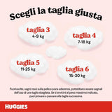 Couches Huggies Ultra Comfort, taille 3 (4-9 kg), design Disney, 168 pièces