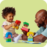 LEGO DUPLO Big Feelings, jeu de construction à empiler avec 23 briques colorées et 4 figurines, jouet de motricité pour favoriser le développement social et émotionnel des jeunes enfants à partir de 18 mois 10415 Jeux de construction Beuche den LEGO-Store
