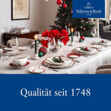 Villeroy & Boch - Toy's Delight Service de Petit-Déjeuner pour 2, Design Locomotive, 6 Pièces, Coloré, Noël, Service de Vaisselle avec Assiettes, Tasses et Bols pour Petit-Déjeuner, Vaisselle de Noël, Porcelaine Premium