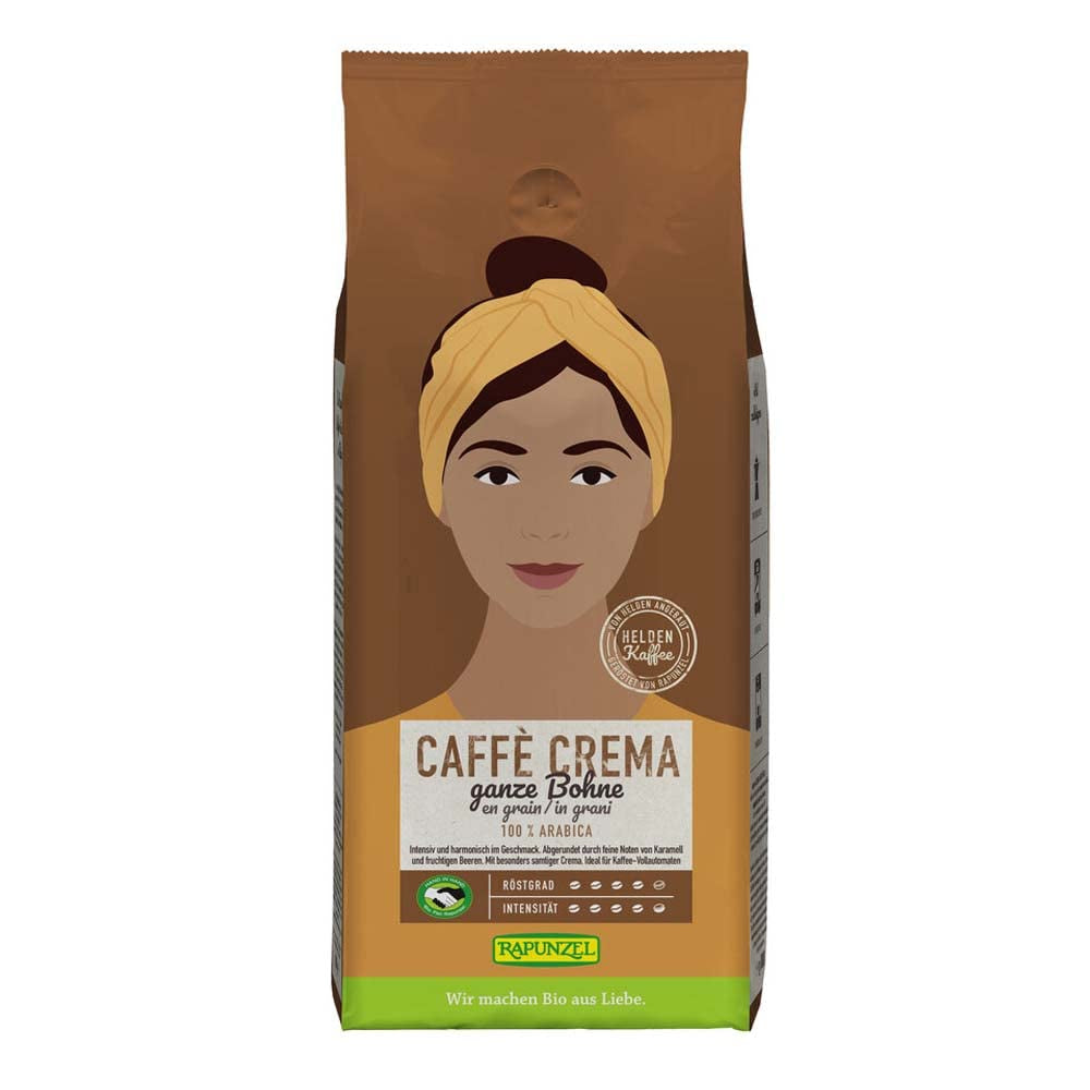 Bio Gusto Caffè HIH Crème de Haricots Entiers (1 x 1 kg)