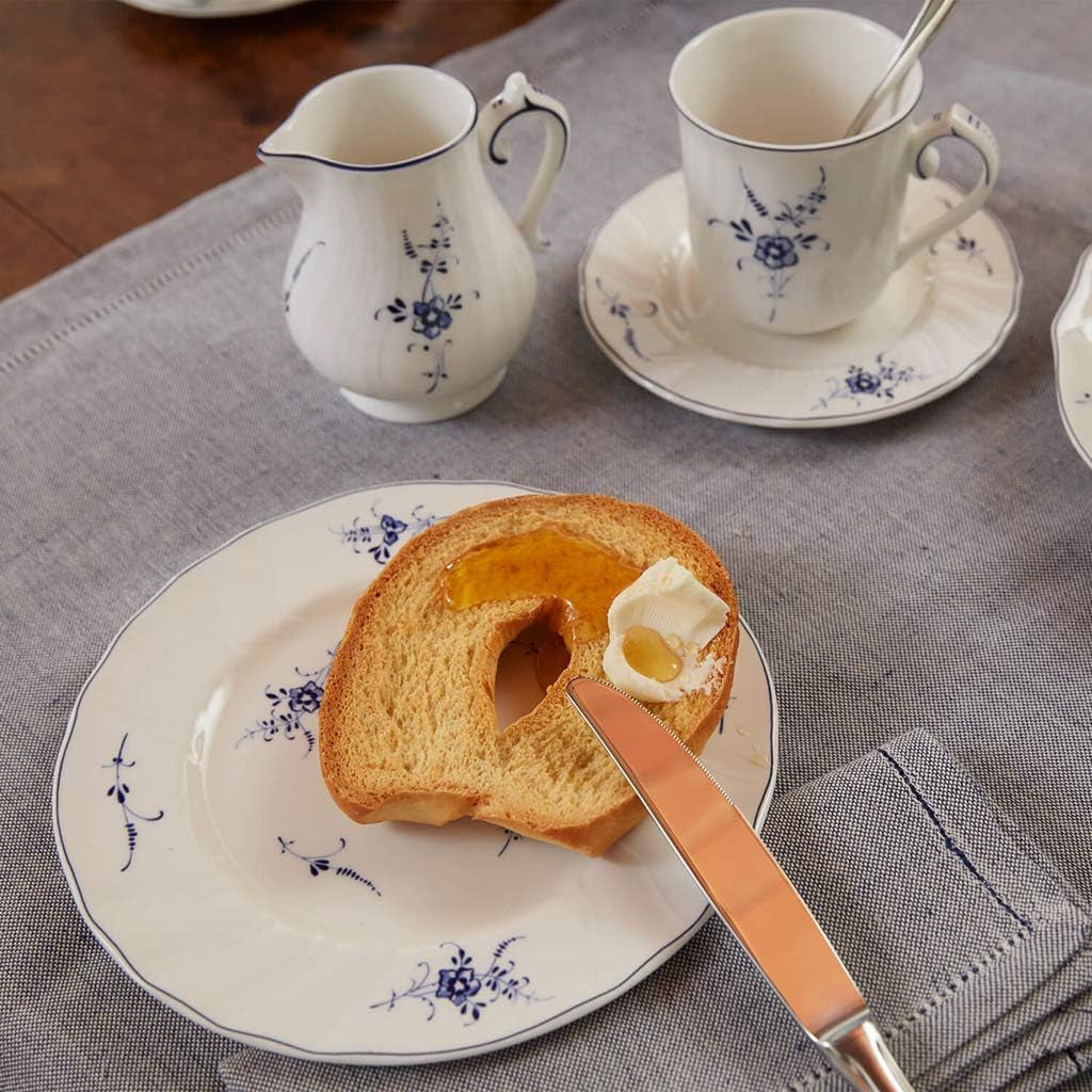 Villeroy & Boch Vieux Luxembourg Tasse à lait, 300 ml, Porcelaine Premium, Blanc/Bleu, 1023410760, Multicolore