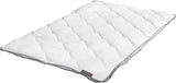 Badenia Trendline Couette d'été résistante aux micro-ébullitions, légère, lavable en machine jusqu'à 95 degrés, 135 x 200 cm, certifiée Oeko-Tex, fabriquée en Allemagne Couettes et couettes Naty Shop Couette 4 saisons 155 x 220