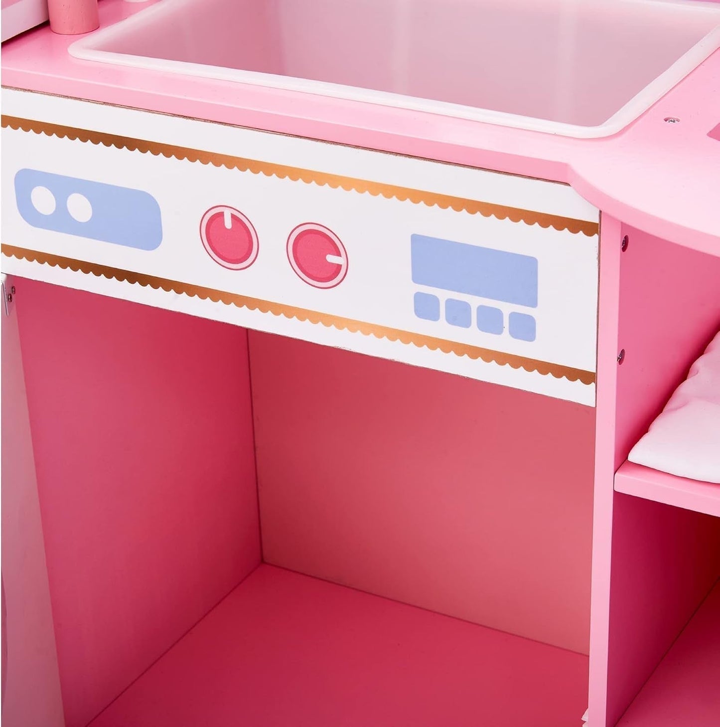Olivia'S Little World Teamson Kids 18 pouces bébé poupées en bois maison de poupée double face chambre d'enfant TD-11460W Maisons de poupées Naty Shop