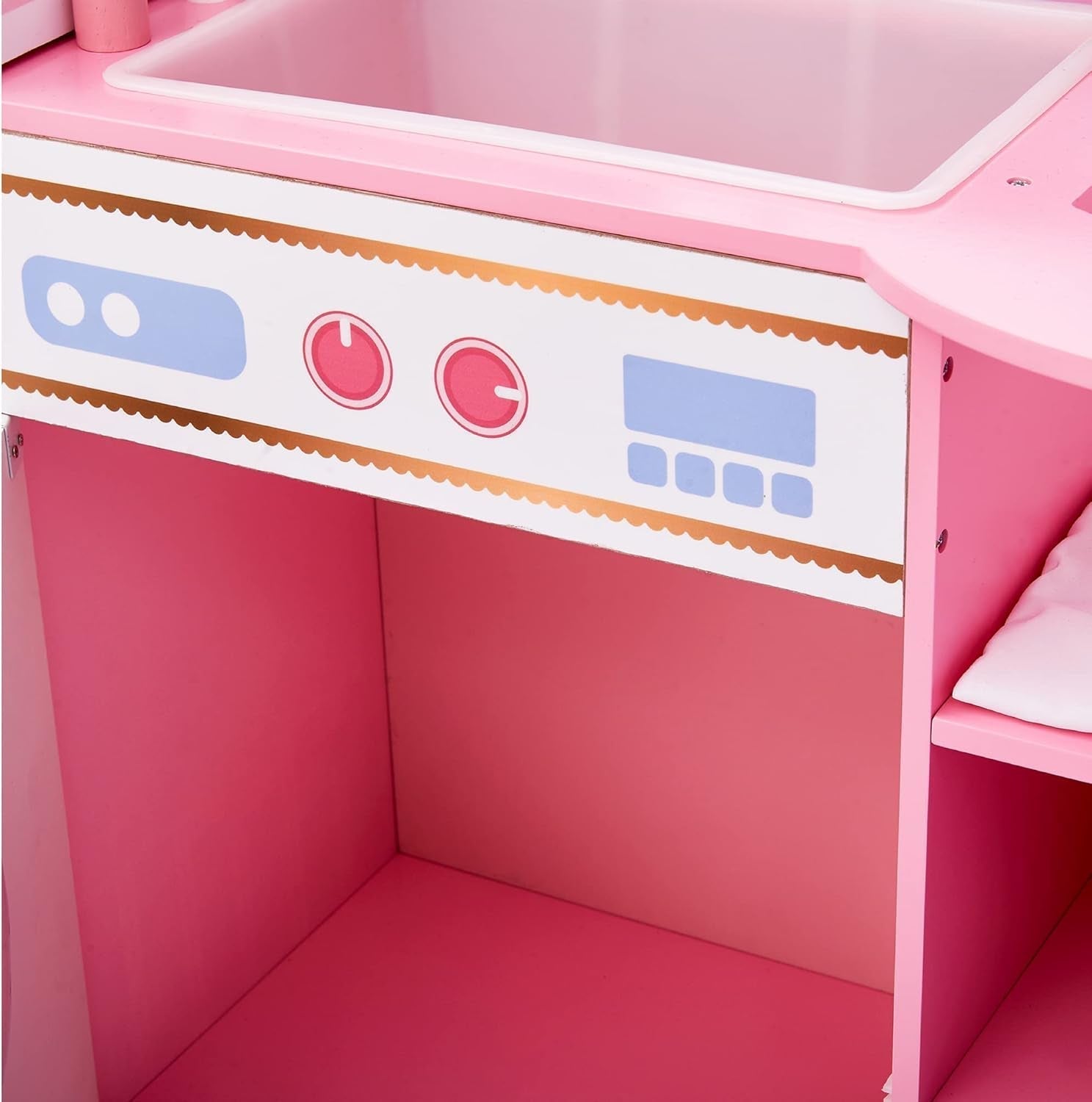 Olivia'S Little World Teamson Kids 18 pouces bébé poupées en bois maison de poupée double face chambre d'enfant TD-11460W Maisons de poupées Naty Shop