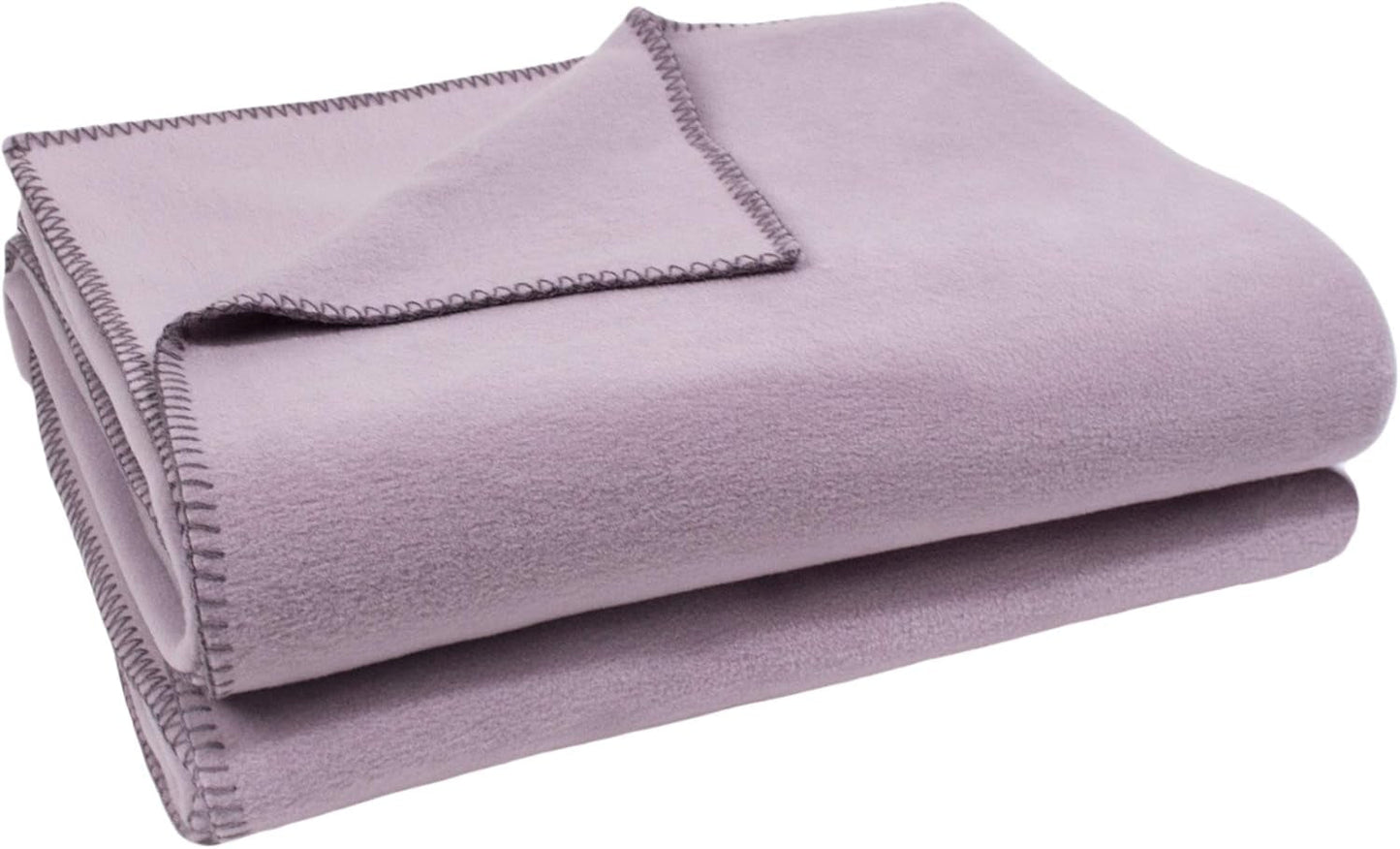 Couverture Zoeppritz en couleur: Rouge, Composée de 65% Polyester, 35% Viscose, Taille: 160X200 Cm, 103291-235-160X200 Lits et Couettes Zoeppritz Depuis 1828 405 Lavande pâle 160X200 Cm