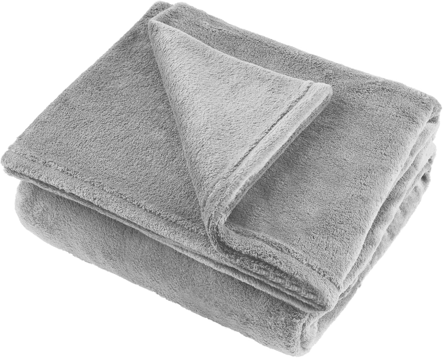 Couverture polaire Teesa 200X220 Cm gris TSA8902-1 Teesa Lits et Couvertures