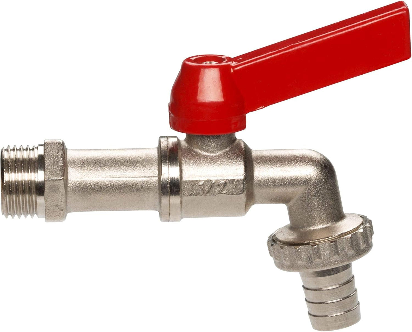 Robinet à boisseau sphérique Gardena : vanne intérieure et extérieure, filetage 26,5 mm (G 3/4"), pour tuyaux 1/2" (13 mm) (7332-20)