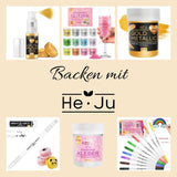 He-Ju Colorant Alimentaire Liquide Or Métallisé 25 ml, Paillettes Comestibles pour Boissons et Aliments (Or Métallisé, 25 ml)