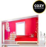 Rainbow High Townhouse - Maison de vacances à 3 étages avec 5 chambres et terrasse - Maison complète avec ascenseur fonctionnel et accessoires - Jeux pour enfants de 4 à 12 ans et plus