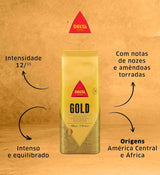 Lot de grains de café Delta, emballage Or, 500 g