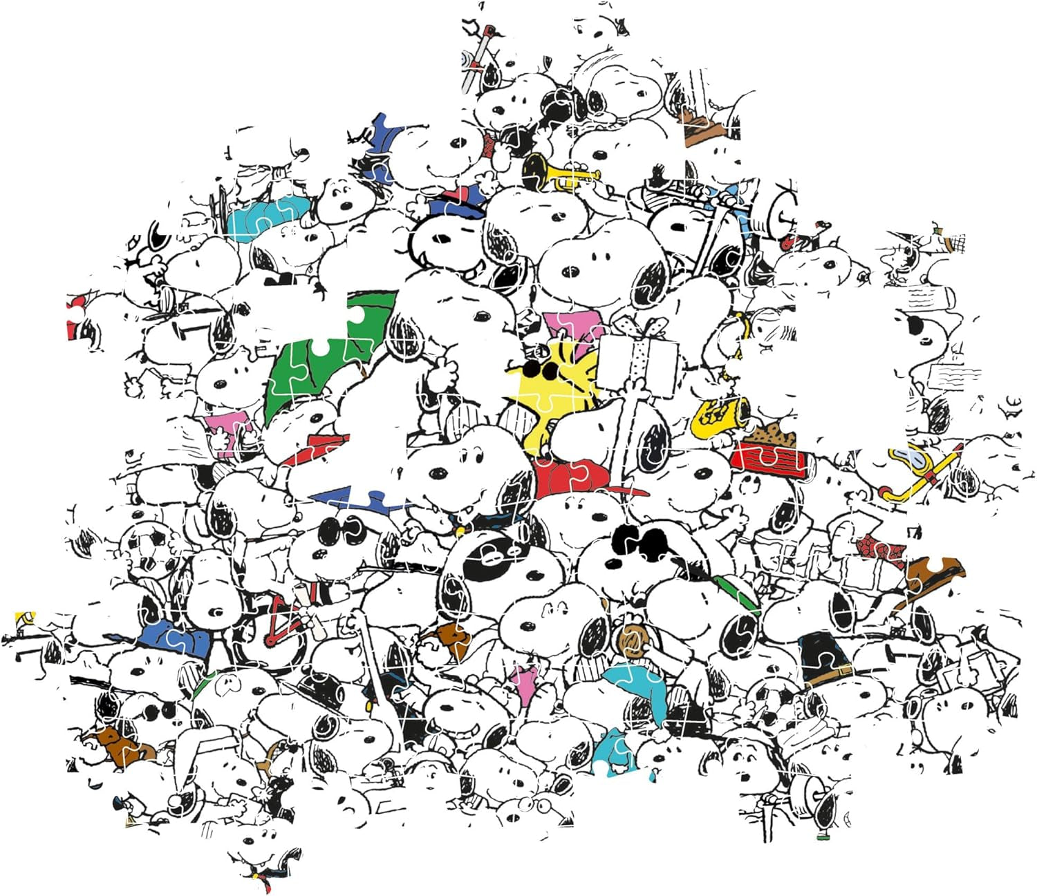 Clementoni - 39804 - Impossible Puzzle Peanuts - Puzzle 1000 pièces pour adultes et enfants de 14 ans, jeu d'adresse pour toute la famille Puzzle Naty Shop