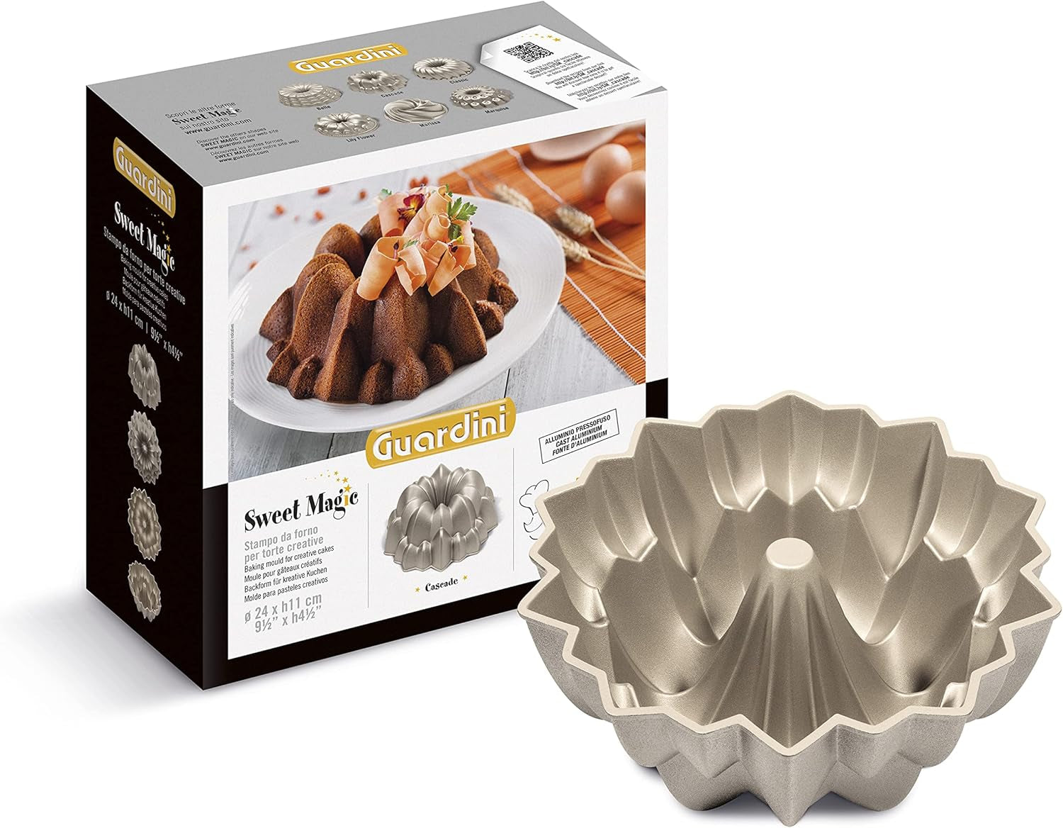 Sweet Magic Backform, Moules et plaques à pâtisserie en acier Naty Shop Cascade