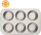 Plateau 6 Muffins Jumbo Ø 9 Cm - 34 X 22 X 4,5 cm Moules et plaques à pâtisserie Naty Shop