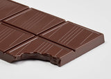Chocolat noir sans sucre ajouté | Comprimé 100g | Le meilleur avec 55% de cacao, sans gluten | Barre de chocolat | Coffret cadeau chocolat (paquet de 4)