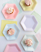 Talking Tables Serviettes pastel mignonnes | Serviettes souples jetables recyclables de haute qualité, pour enfants, fête d'anniversaire, réception-cadeau pour bébé, enterrement de vie de jeune fille, pique-nique, vaisselle de découpage