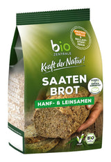 Graines de lin entières biocentrales | 7 x 400g de graines de lin bio | Idéal pour le yaourt, le muesli et le pain | Alternative au psyllium, aux graines de chanvre et aux graines de chia