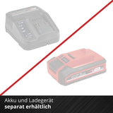 Machine à expresso sans fil Einhell TE-CF 18 Li-Solo Power X-Change (18 V, réservoir d'eau 240 ml, pour café filtre et capsules de café, poignée de transport, avec tasse à café avec couvercle, sans batterie)