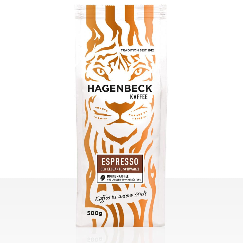 Hagenbeck Espresso The Elegant Black 5 grains de café x 500g
