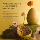 Venchi - Oeuf en chocolat, saveur pistache, à la pistache entière, avec surprise, sans gluten, 500g, collection Pâques, idée cadeau