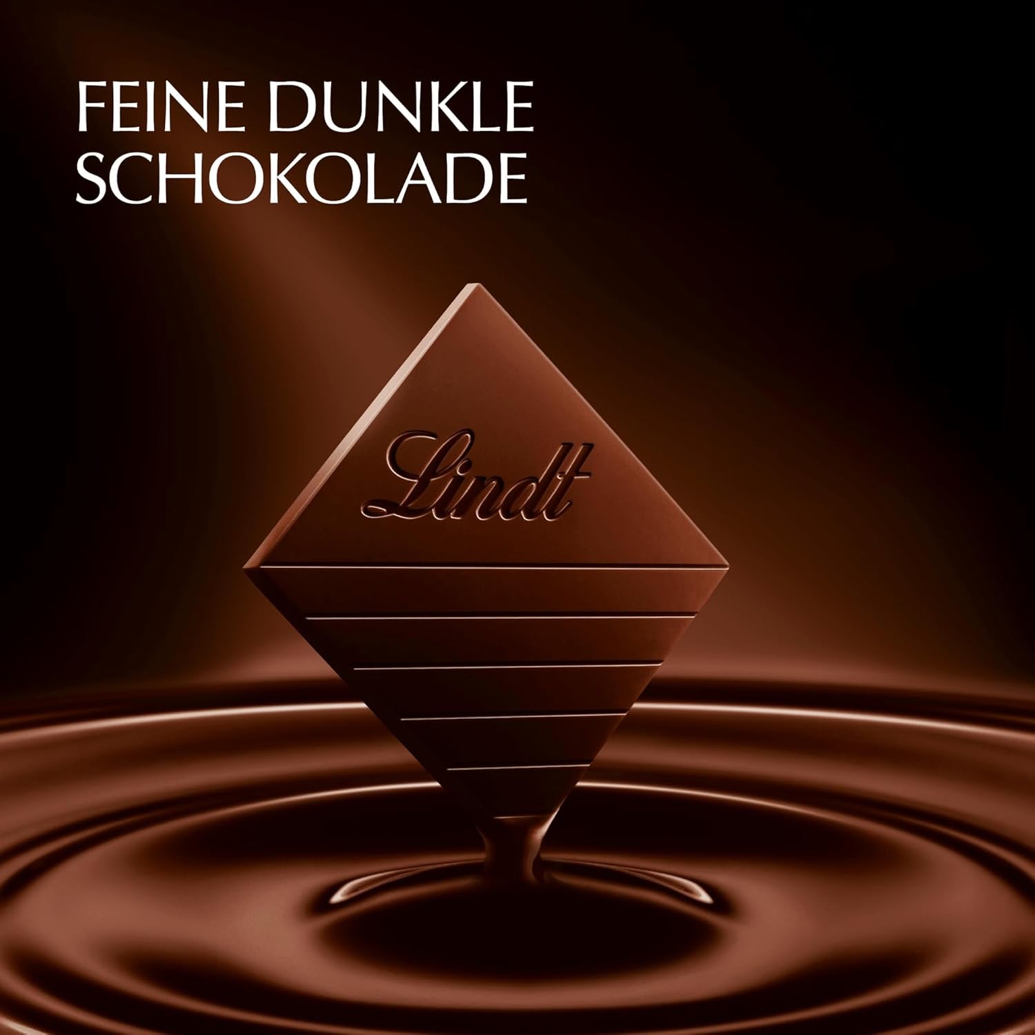 Lindt EXCELLENCE Caramel et sel de mer - Chocolat noir | Barre 100g | Au Caramel et Sel Marin (Fleur de Sel) | Saveur intense de cacao | Chocolat noir