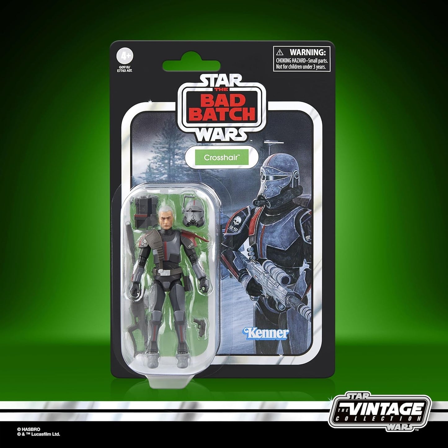 Star Wars Vintage Crosshair Collection, Star Wars : Bad Batch Action Figure à collectionner (9,5 cm) Figurines Naty Shop