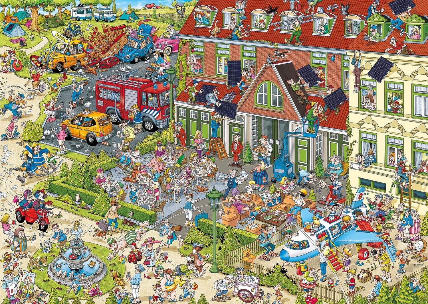 Ravensburger Puzzle 12000723 - L'Hôtel - Puzzle de 1000 pièces pour adultes et enfants à partir de 14 ans, Puzzle Naty Shop New Design