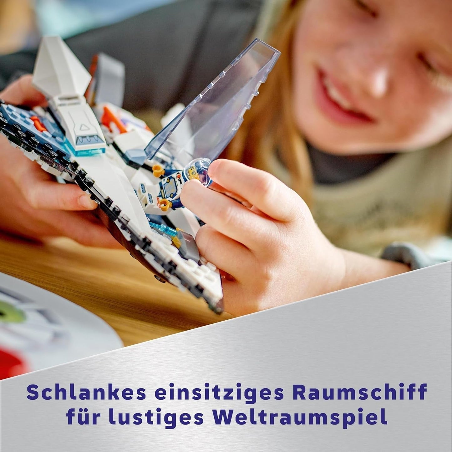 Vaisseau spatial LEGO City, navette spatiale, jouet à construire pour enfants, garçons et filles à partir de 6 ans, set avec figurine d'astronaute 60430 Jeux de construction Besuche den LEGO-Store
