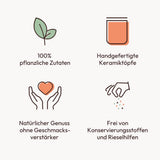 Repas-partage | Zimt Zauber | Würzmischung im Keramiktopf | 90g | Végétalien, sans gluten et avec des ingrédients naturels