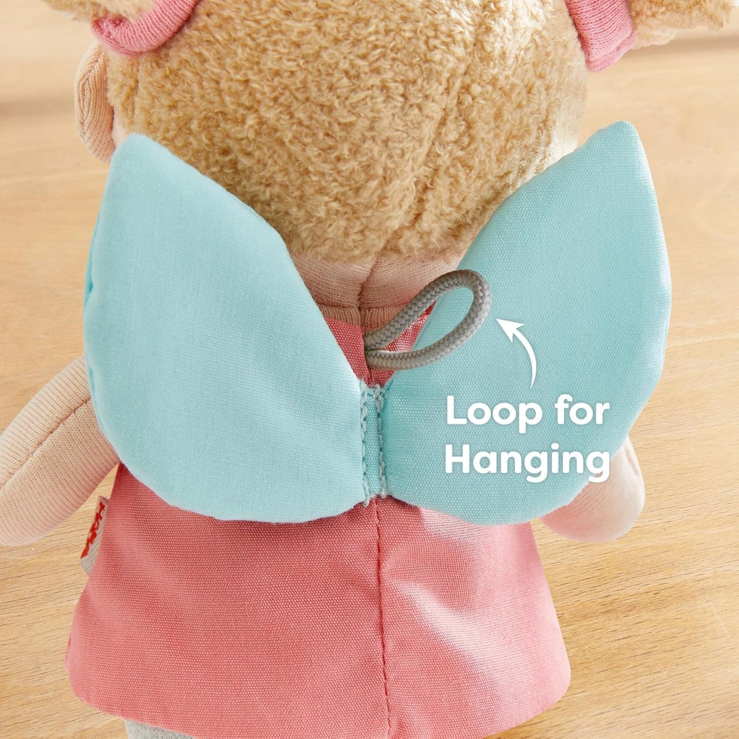 HABA Guardian Angel Lore - Poupée textile moelleuse (15 cm), cadeau de bienvenue parfait pour les bébés et les jeunes enfants - Lavable à 30 °C - 2011870001