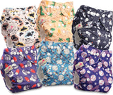Littles and Bloomz FLP2-0406 Couche réutilisable à clip standard, 4 couches