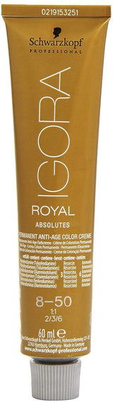 Coloration capillaire Igora Royal Absolute Age Blend, 7-560 Blond chocolat doré moyen, 60 ml Naty Shop Coloration capillaire 8-50 Blond doré clair naturel 60 ml (1 paquet)