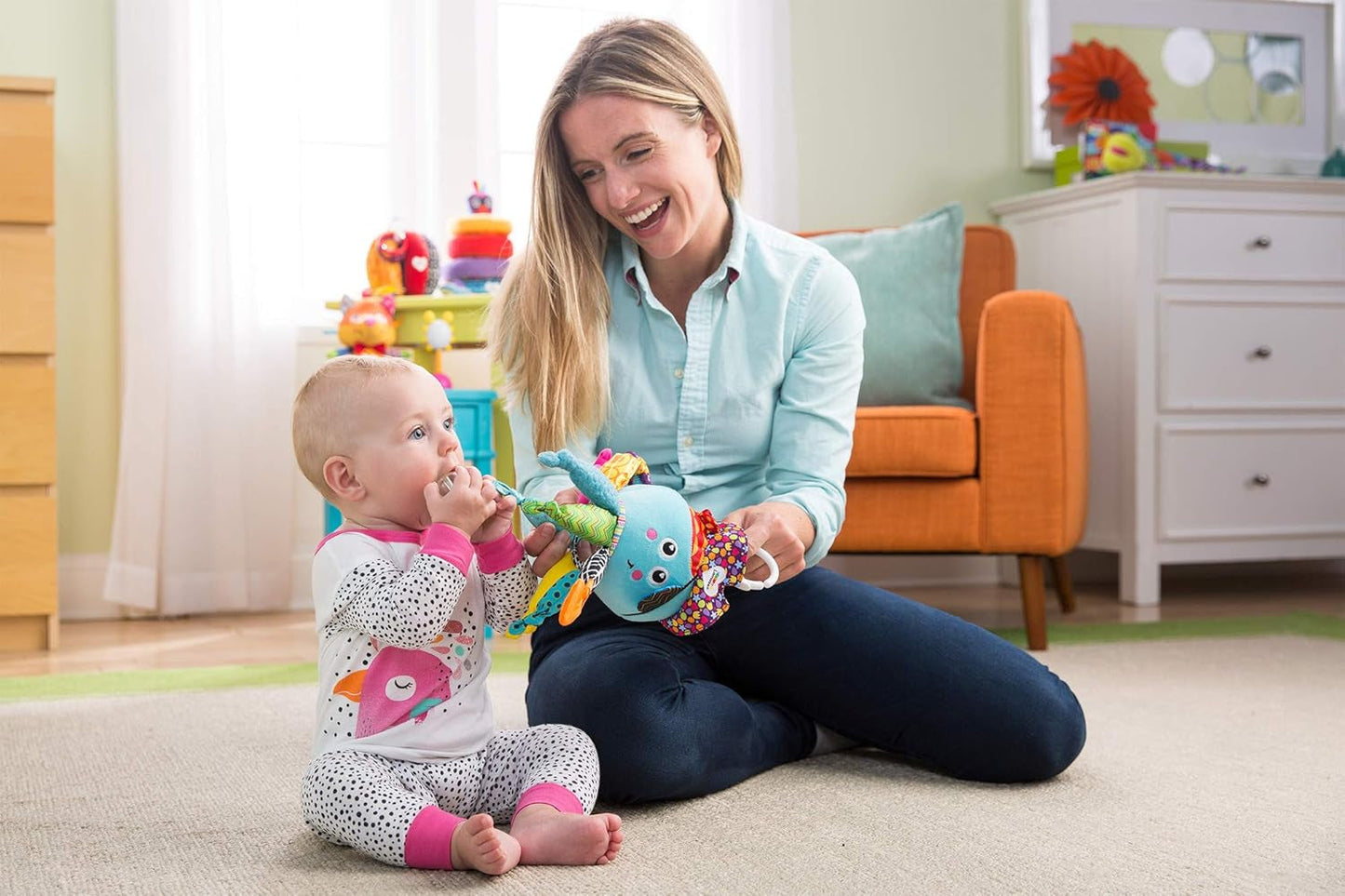 Jouet Lamaze pour bébés Captain Calamari la pieuvre pirate Clip & Go - jouet de haute qualité pour les tout-petits - à partir de 0 mois & Freddie la luciole Clip & Go - jouet de haute qualité pour les tout-petits Jouets Bebe Naty Shop