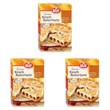 RUF Apfeltorte, Backmischung Für Eine Apfel-Torte Mit Sahne-Creme et Zimt-Zucker, Apfel-Zimt-Torte, Vegan Naty Shop Kirsch-Baiser-Torte 350 G (Packung Mit 3)