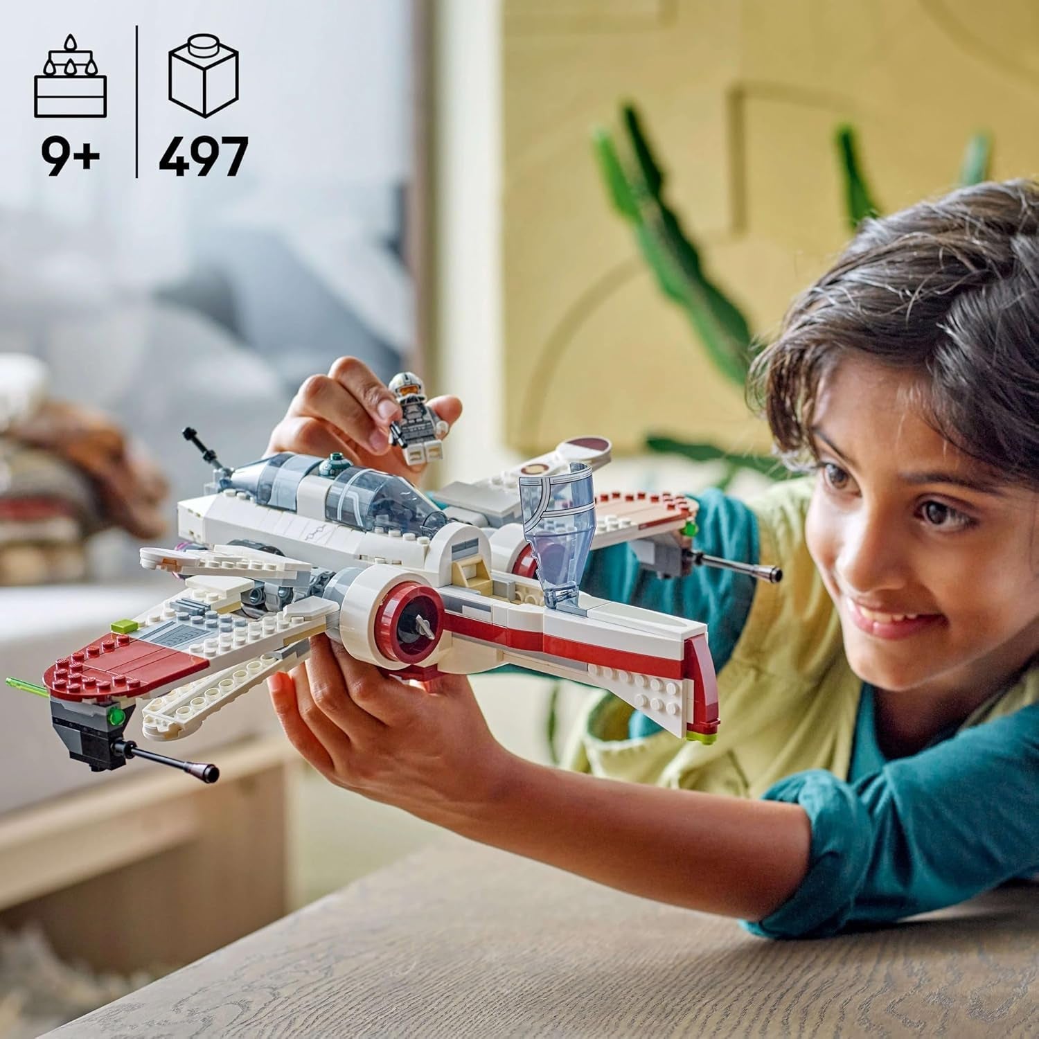 LEGO Star Wars 75402 ARC-170 Starfighter - Jouet avec 4 figurines dont un pilote clone et un droïde R4-P44, objet de collection, cadeau pour les fans de la revanche des Sith et les garçons et filles à partir de 9 ans Beuche den LEGO-Store