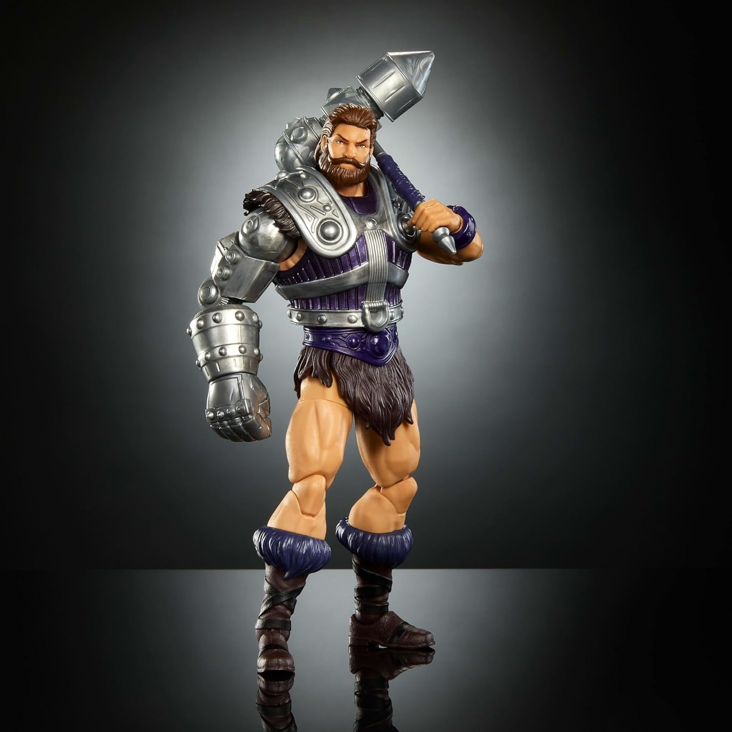 Figurine d'action Masterverse des Maîtres de l'Univers Env. 18 cm, New Eternia Fisto, MOTU Toy Hero With Iron Fist, 30 points de mouvement, JBP76, [Multicolore] Figurines Naty Shop