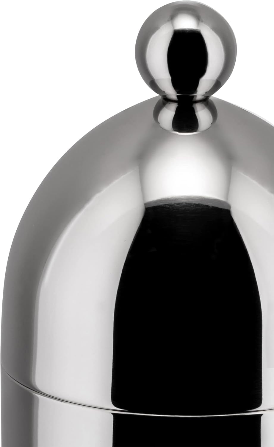 Théière avec cuillère Alessi 90024, en acier inoxydable 18/10, poli très brillant