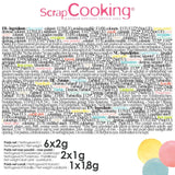 Scrapcooking - Lot de 9 colorants alimentaires pastel - Bleu, Jaune, Corail, Rose, Turquoise, Vert Anis, Blanc, Vert Aqua, Rose Poudré - Poudre colorante comestible pour gâteaux, muffins, macarons - 4272